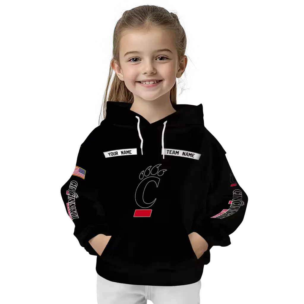 personalized cincinnati bearcats punisher skull black hoodie top rated personalized cincinnati bearcats punisher skull black hoodie top rated