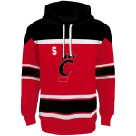 personalized cincinnati bearcats striped pattern red hoodie best selling
