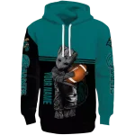 personalized coastal carolina chanticleers baby groot green black hoodie best selling