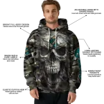 personalized coastal carolina chanticleers camo skull hoodie best selling