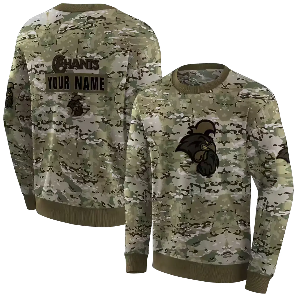 personalized coastal carolina chanticleers military style hoodie premium grade personalized coastal carolina chanticleers military style hoodie premium grade