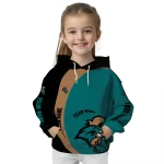personalized coastal carolina chanticleers minimalist design green black hoodie top rated