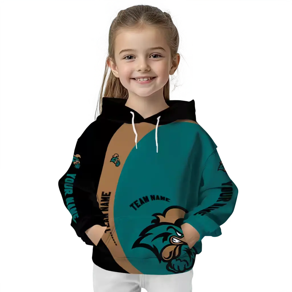 personalized coastal carolina chanticleers minimalist design green black hoodie top rated personalized coastal carolina chanticleers minimalist design green black hoodie top rated