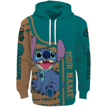 personalized coastal carolina chanticleers stitch green hoodie best selling