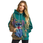 personalized coastal carolina chanticleers stitch green hoodie best selling