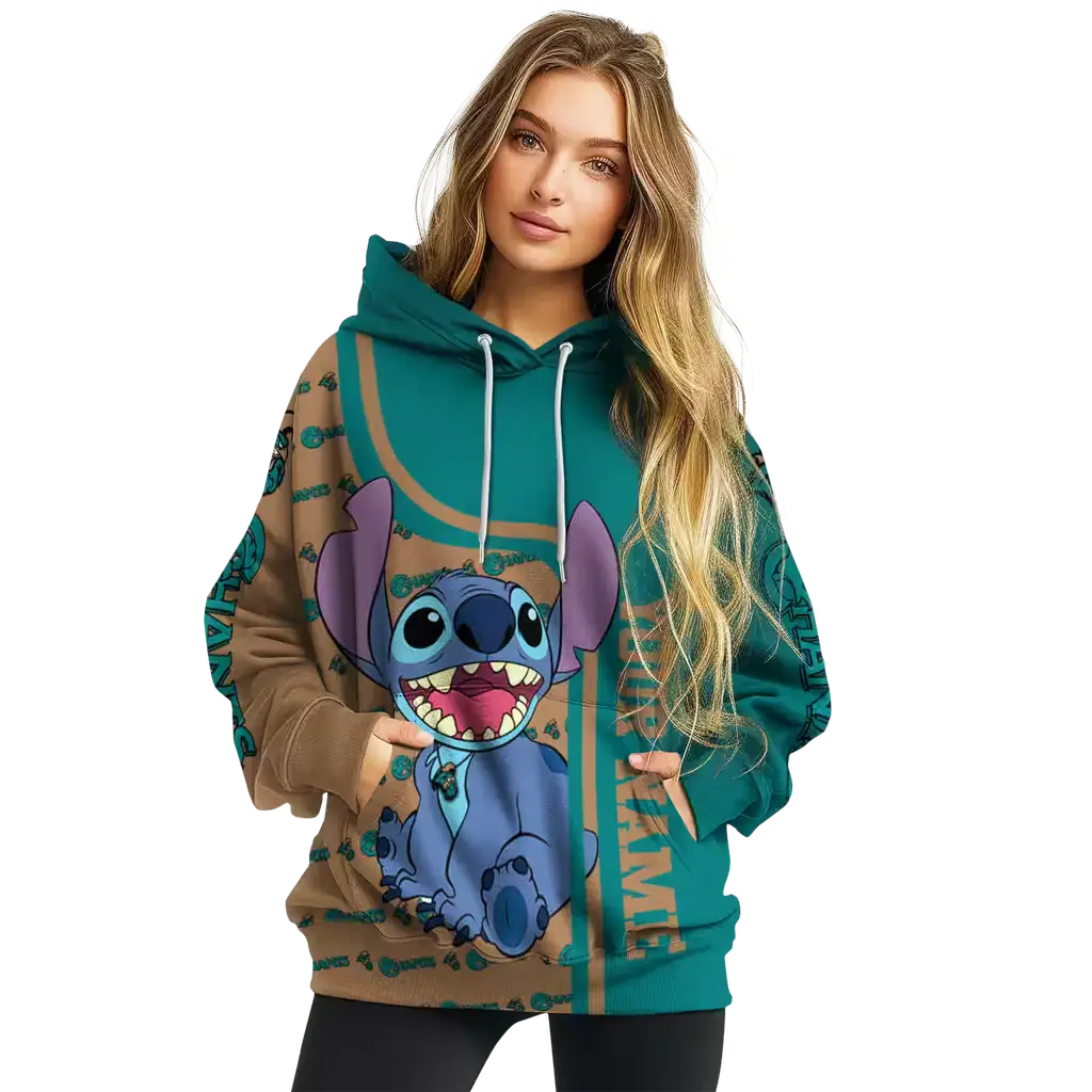 personalized coastal carolina chanticleers stitch green hoodie high quality personalized coastal carolina chanticleers stitch green hoodie high quality