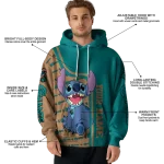 personalized coastal carolina chanticleers stitch green hoodie best selling