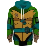 personalized coastal carolina chanticleers superhero armor green hoodie best selling