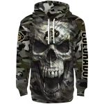 personalized colorado buffaloes camo skull hoodie best selling