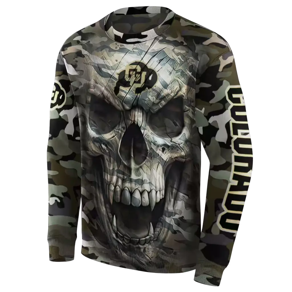 personalized colorado buffaloes camo skull hoodie new arrival personalized colorado buffaloes camo skull hoodie new arrival