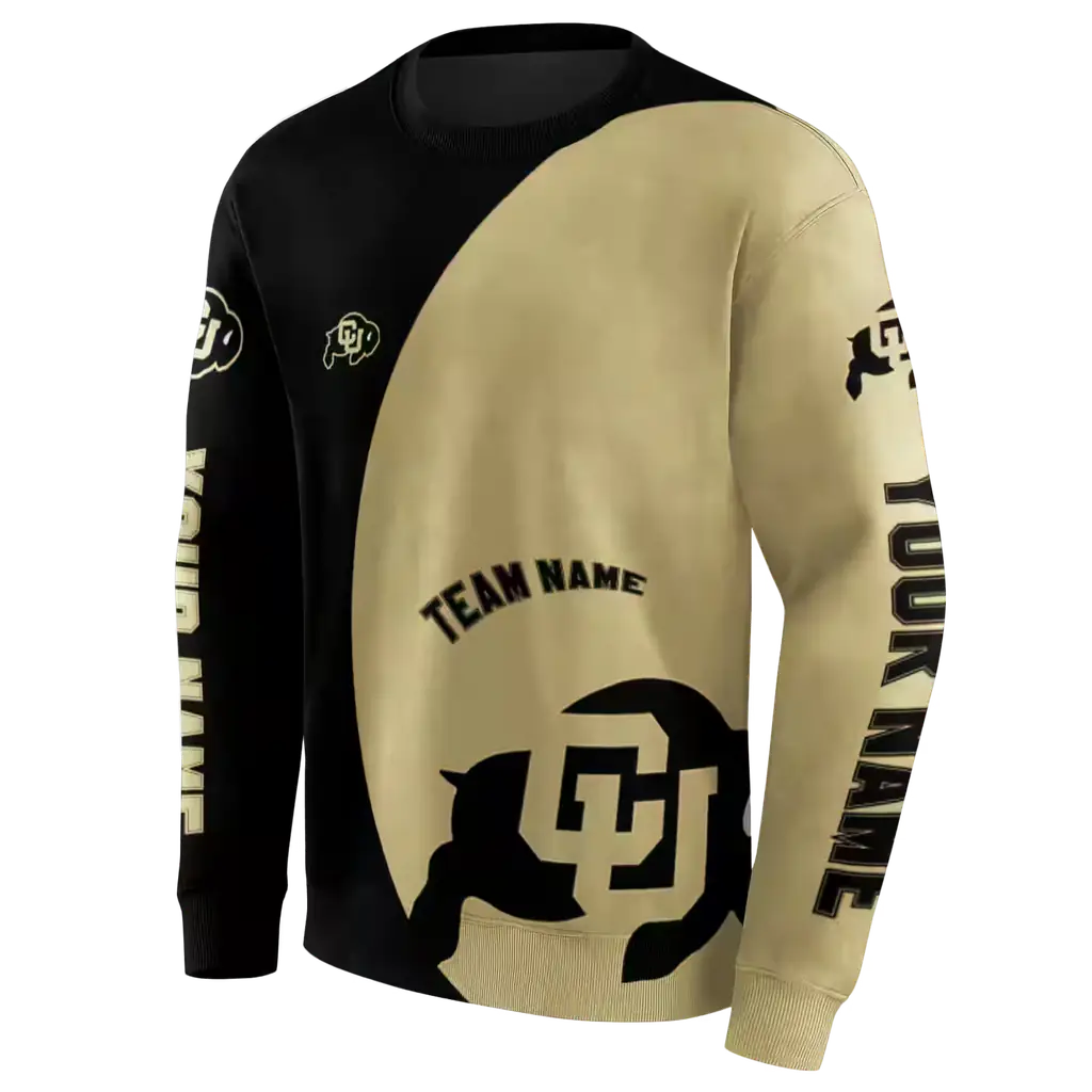 personalized colorado buffaloes minimalist design gold black hoodie new arrival personalized colorado buffaloes minimalist design gold black hoodie new arrival