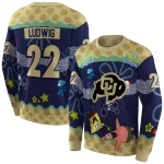 personalized colorado buffaloes spongebob patrick star gold navy hoodie best selling