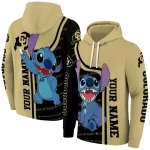 personalized colorado buffaloes stitch gold hoodie best selling