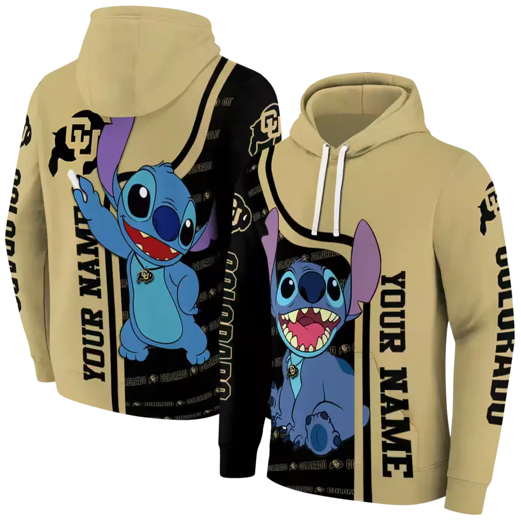 personalized colorado buffaloes stitch gold hoodie fashion forward personalized colorado buffaloes stitch gold hoodie fashion forward