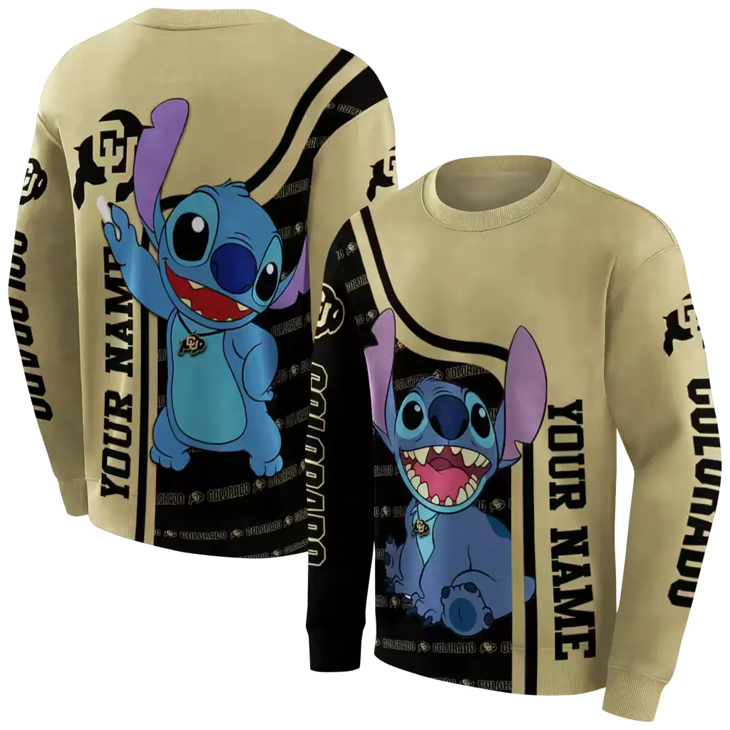 personalized colorado buffaloes stitch gold hoodie premium grade personalized colorado buffaloes stitch gold hoodie premium grade