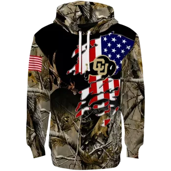 personalized colorado buffaloes tree camo hoodie best selling