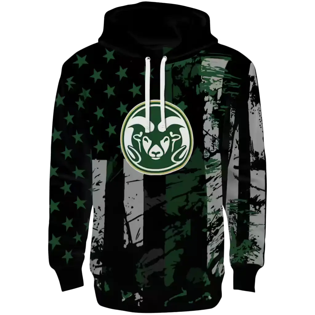 personalized colorado state rams distressed flag green black hoodie best selling personalized colorado state rams distressed flag green black hoodie best selling