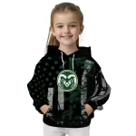 personalized colorado state rams distressed flag green black hoodie best selling