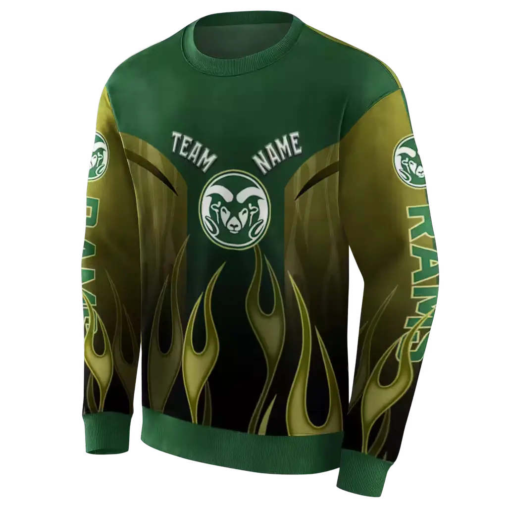 personalized colorado state rams flame design green hoodie new arrival personalized colorado state rams flame design green hoodie new arrival
