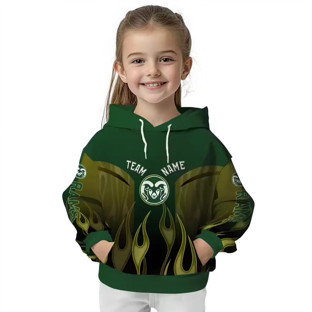 personalized colorado state rams flame design green hoodie top rated personalized colorado state rams flame design green hoodie top rated