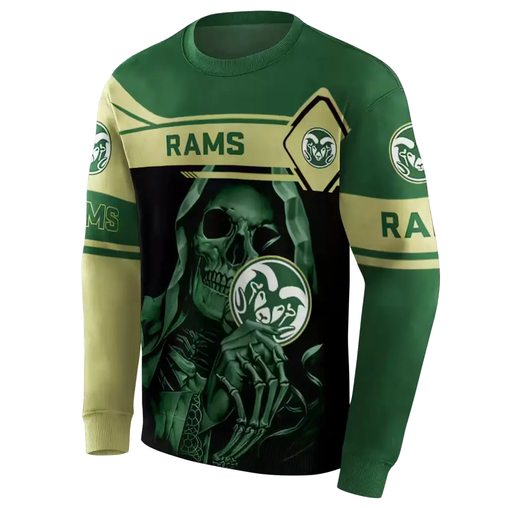 personalized colorado state rams grim reaper green black hoodie new arrival personalized colorado state rams grim reaper green black hoodie new arrival