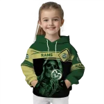 personalized colorado state rams grim reaper green black hoodie best selling