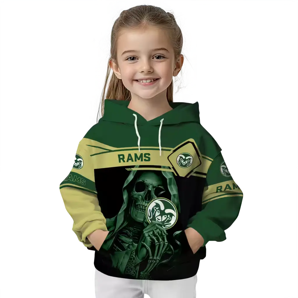 personalized colorado state rams grim reaper green black hoodie top rated personalized colorado state rams grim reaper green black hoodie top rated