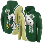 personalized colorado state rams peeking snoopy green hoodie best selling