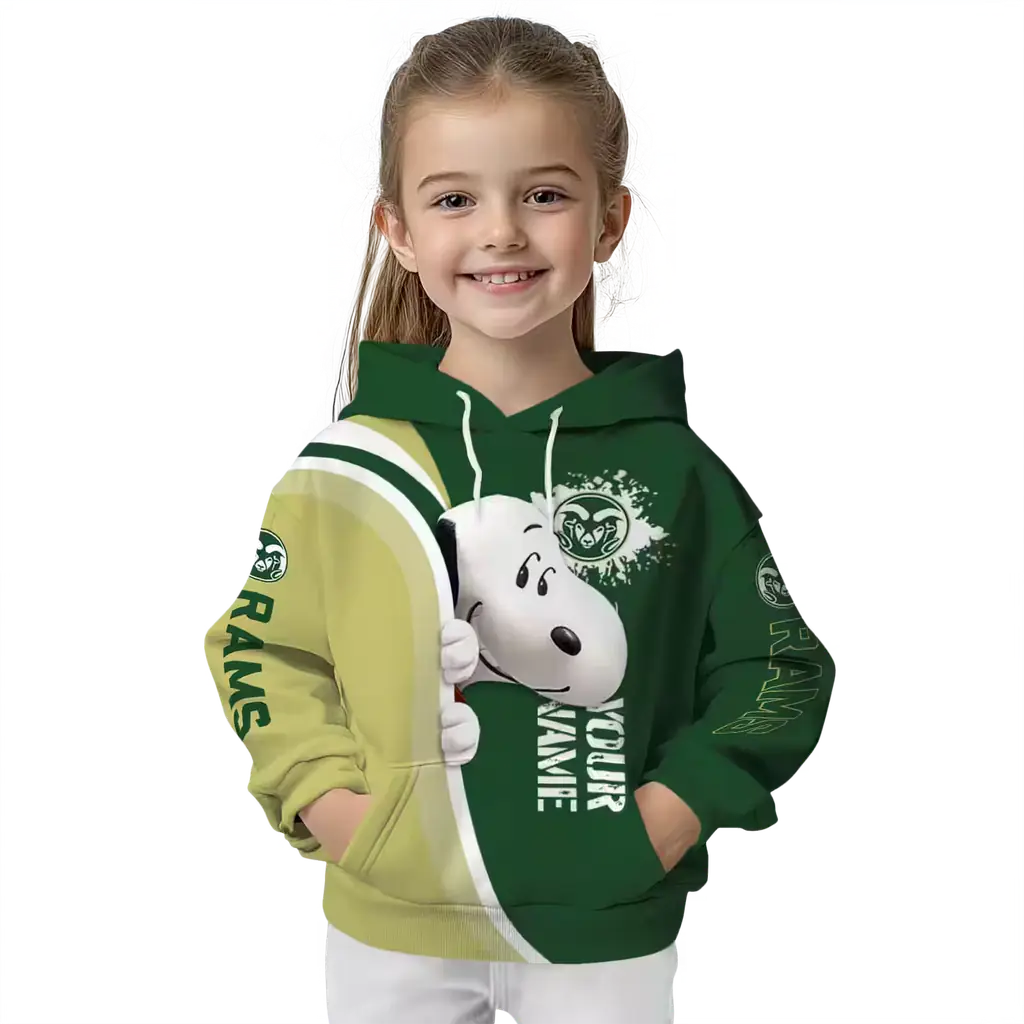 personalized colorado state rams peeking snoopy green hoodie top rated personalized colorado state rams peeking snoopy green hoodie top rated