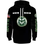 personalized colorado state rams punisher skull black hoodie best selling