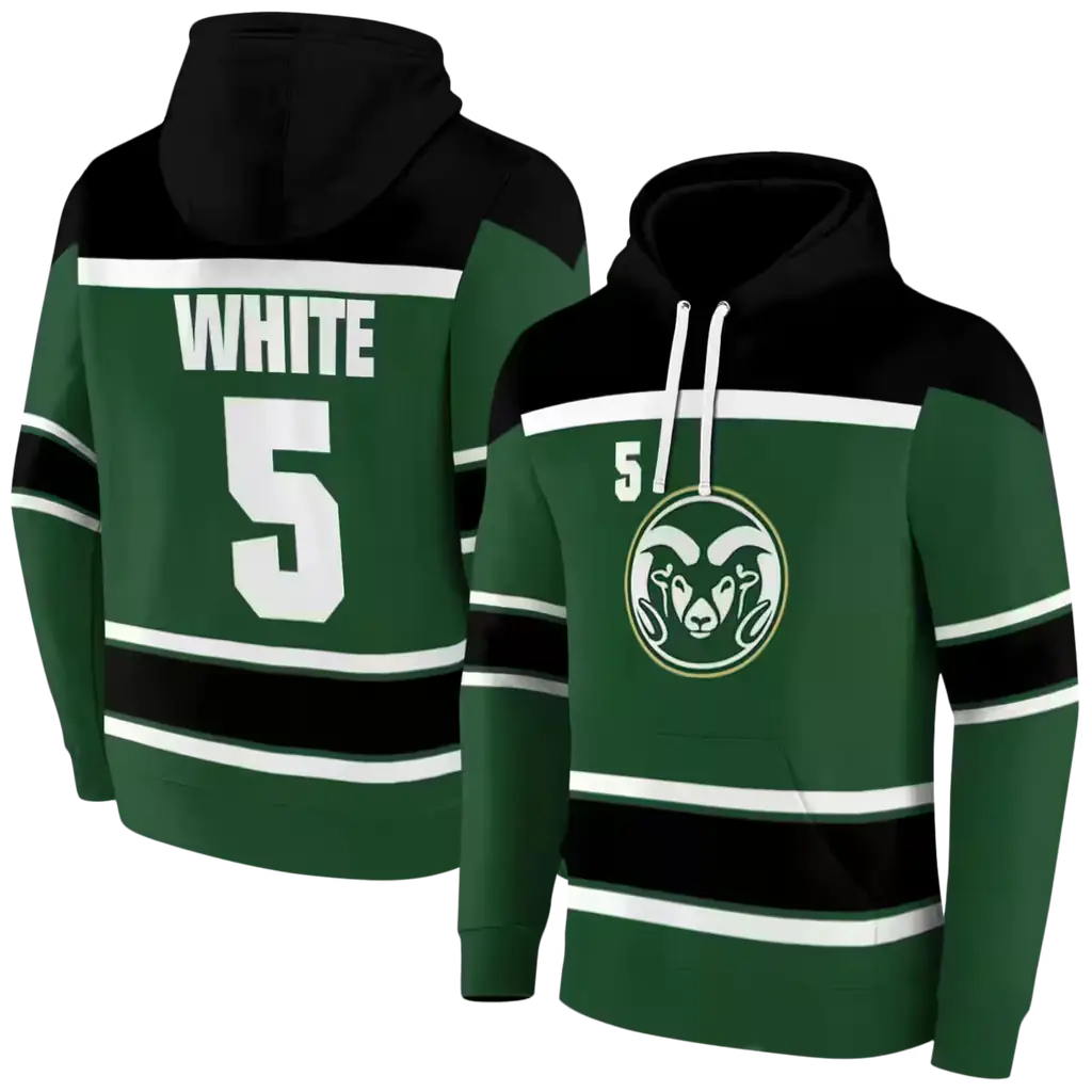 personalized colorado state rams striped pattern green hoodie fashion forward personalized colorado state rams striped pattern green hoodie fashion forward