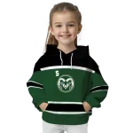 personalized colorado state rams striped pattern green hoodie best selling