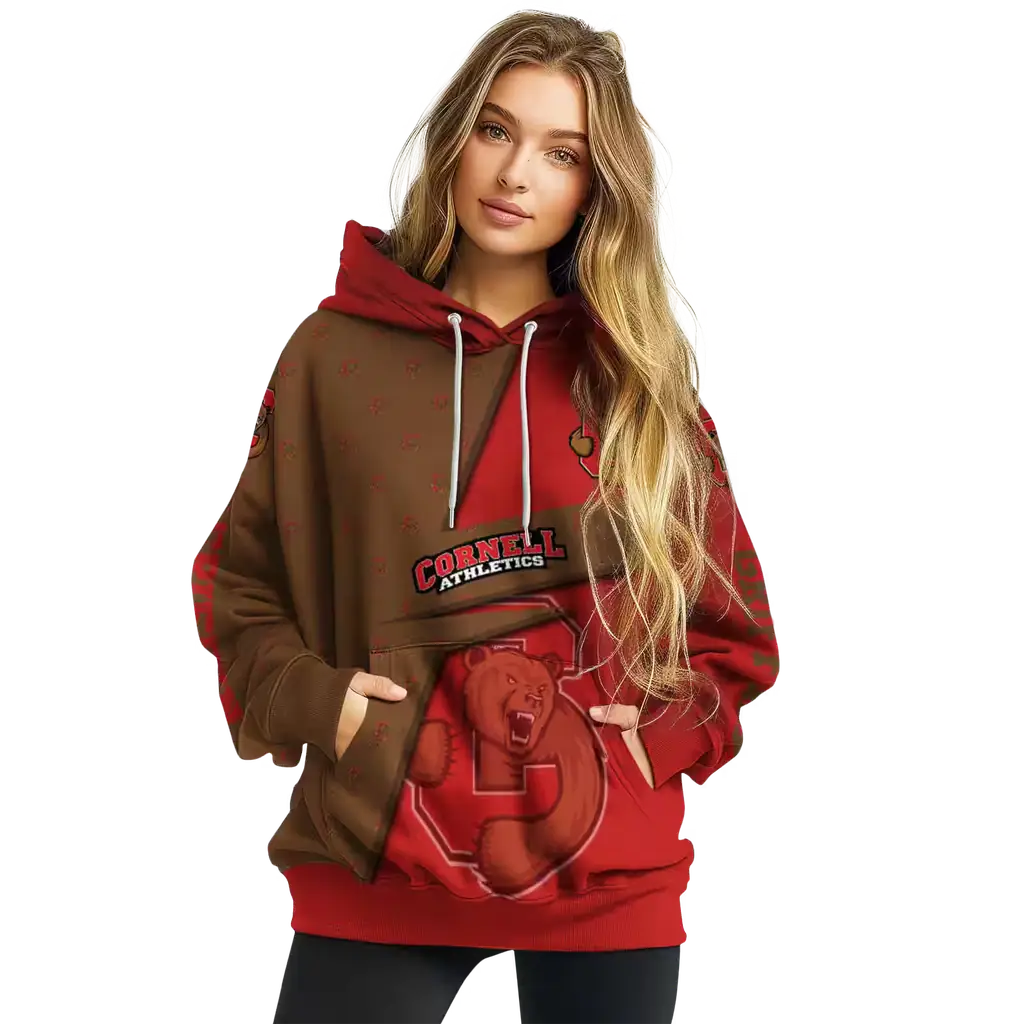 personalized cornell big red abstract shape red hoodie high quality personalized cornell big red abstract shape red hoodie high quality