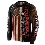 personalized cornell big red american pride hoodie best selling