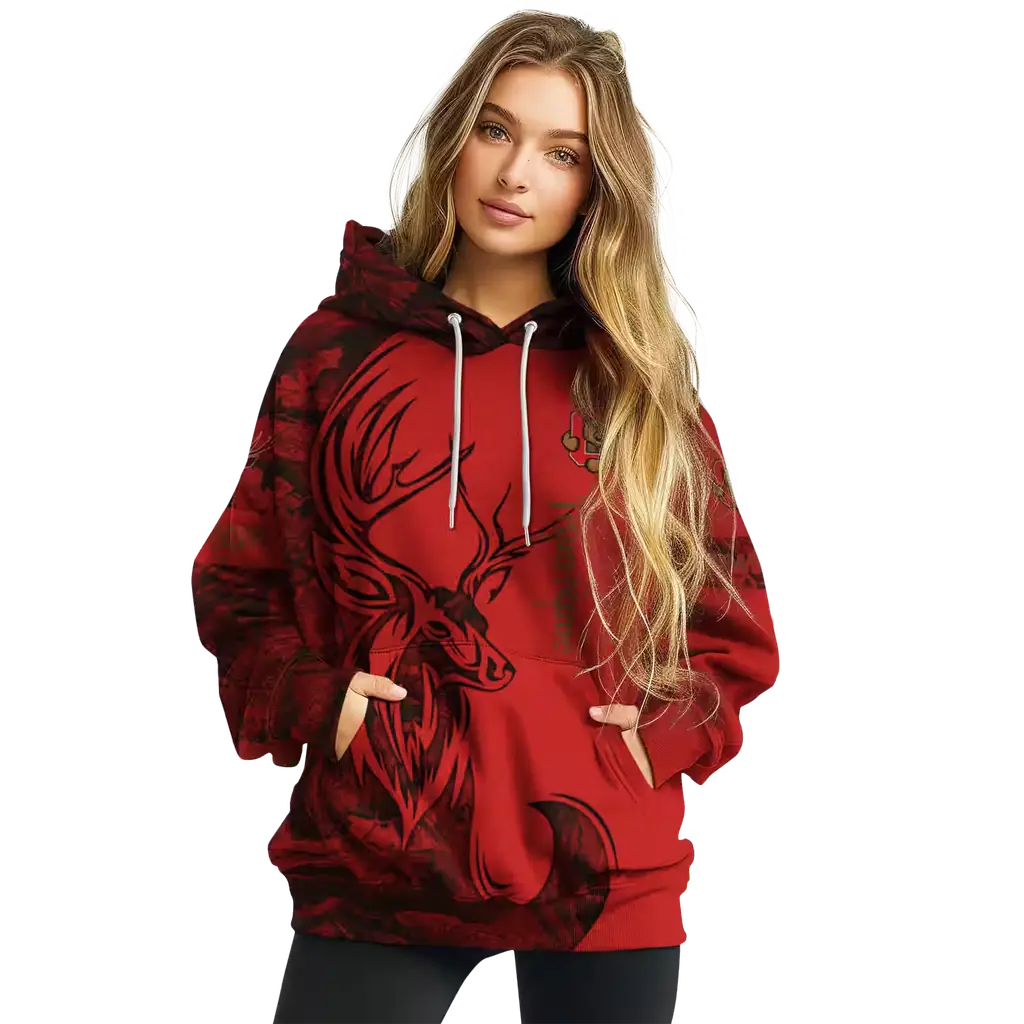 personalized cornell big red deer silhouette red hoodie high quality personalized cornell big red deer silhouette red hoodie high quality