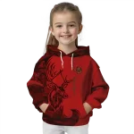 personalized cornell big red deer silhouette red hoodie best selling