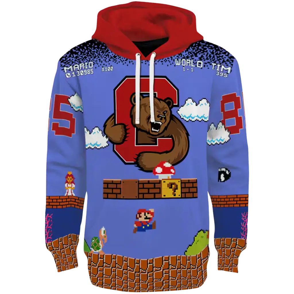 personalized cornell big red mario blue black hoodie best selling personalized cornell big red mario blue black hoodie best selling