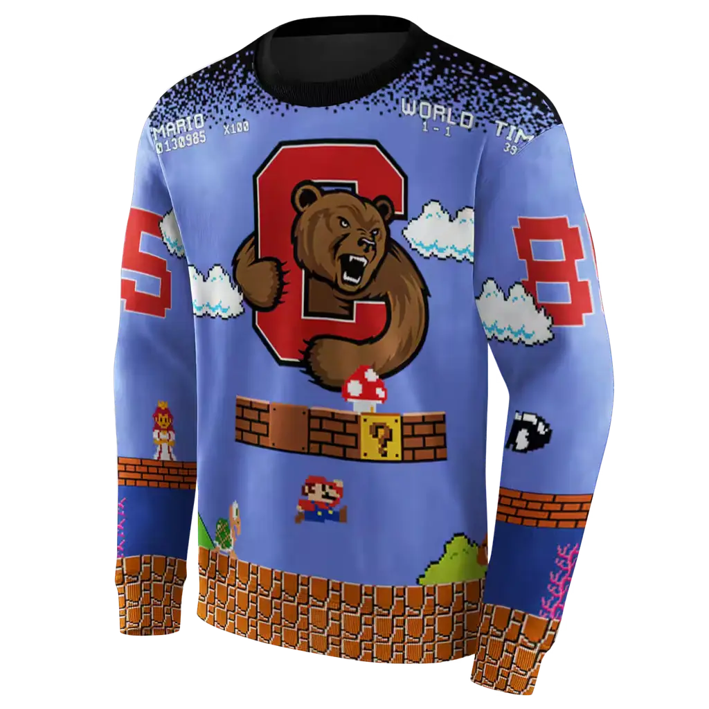 personalized cornell big red mario blue black hoodie new arrival personalized cornell big red mario blue black hoodie new arrival