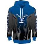personalized creighton bluejays flame design blue hoodie best selling