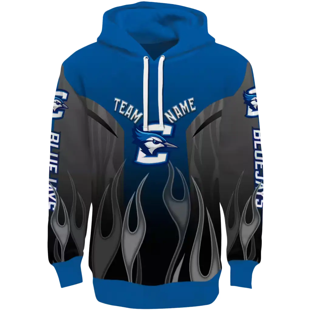 personalized creighton bluejays flame design blue hoodie best selling personalized creighton bluejays flame design blue hoodie best selling