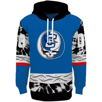 personalized creighton bluejays grateful vibes blue hoodie best selling