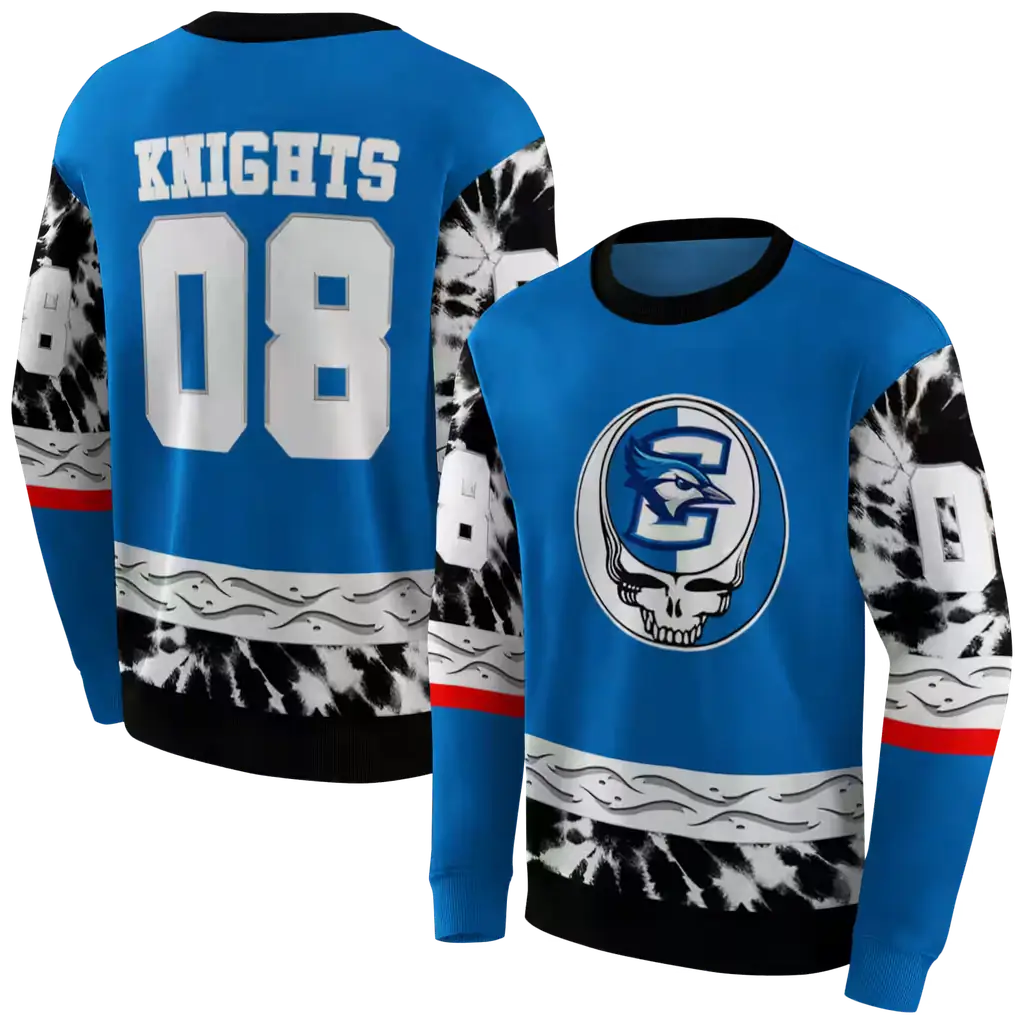 personalized creighton bluejays grateful vibes blue hoodie premium grade personalized creighton bluejays grateful vibes blue hoodie premium grade