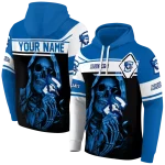 personalized creighton bluejays grim reaper blue black hoodie best selling