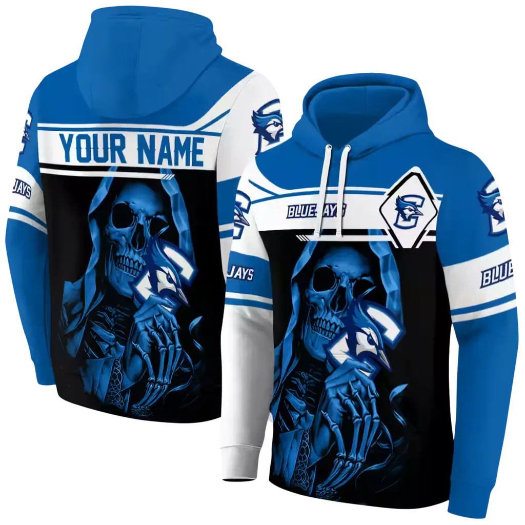 personalized creighton bluejays grim reaper blue black hoodie fashion forward personalized creighton bluejays grim reaper blue black hoodie fashion forward