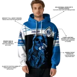 personalized creighton bluejays grim reaper blue black hoodie best selling