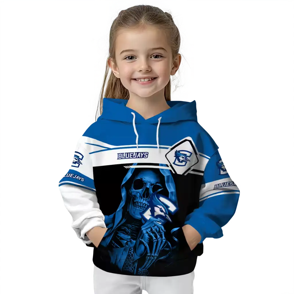 personalized creighton bluejays grim reaper blue black hoodie top rated personalized creighton bluejays grim reaper blue black hoodie top rated