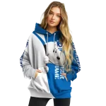 personalized creighton bluejays peeking snoopy blue hoodie best selling