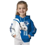 personalized creighton bluejays peeking snoopy blue hoodie best selling