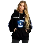 personalized creighton bluejays punisher skull black hoodie best selling