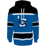 personalized creighton bluejays striped pattern blue hoodie best selling
